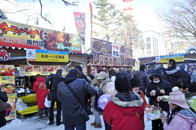 삿포로 눈축제 오오도리회장 홋카이도 음식광장